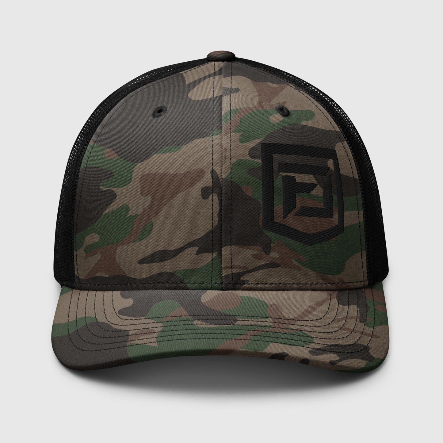 FL Flag Logo Camo trucker hat