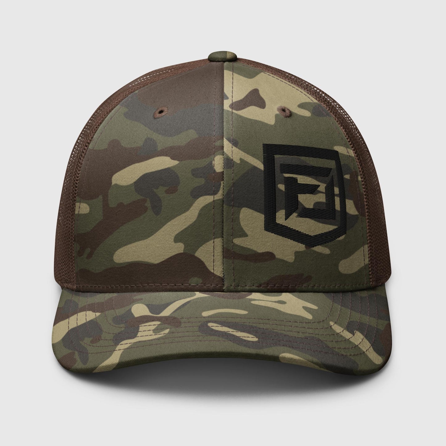 FL Flag Logo Camo trucker hat