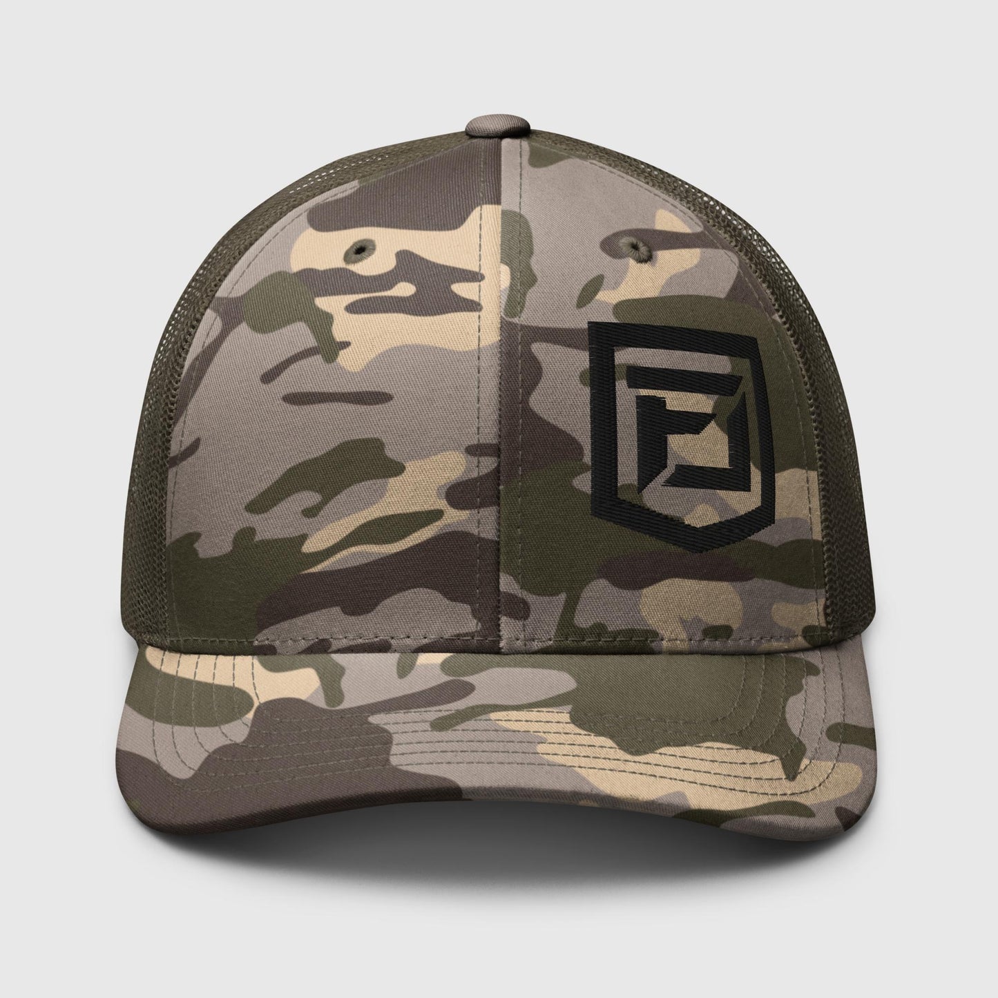 FL Flag Logo Camo trucker hat